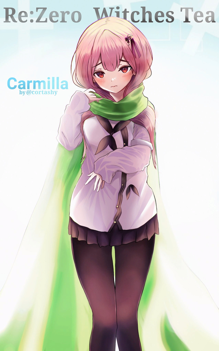  Re:Zero Kara, Carmilla, Anime Art, 