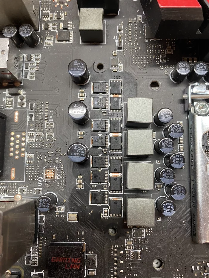 Repair MSI B150M Night ELF - My, Repair of equipment, Board, MSI, Motherboard, Mosfet, Longpost
