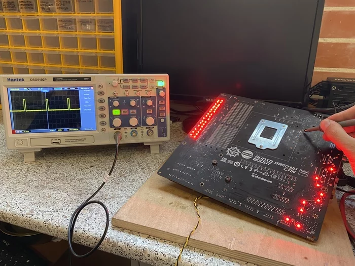 Repair MSI B150M Night ELF - My, Repair of equipment, Board, MSI, Motherboard, Mosfet, Longpost