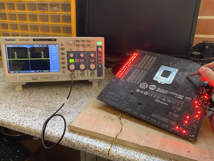 Repair MSI B150M Night ELF - My, Repair of equipment, Board, MSI, Motherboard, Mosfet, Longpost