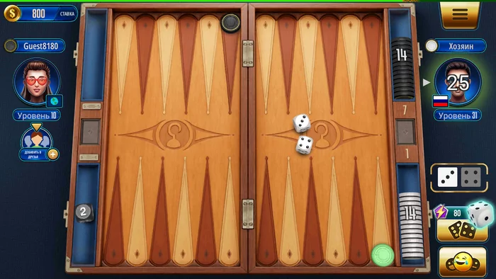 Short backgammon - My, Backgammon, Rarity, Chudo-Chudnoe