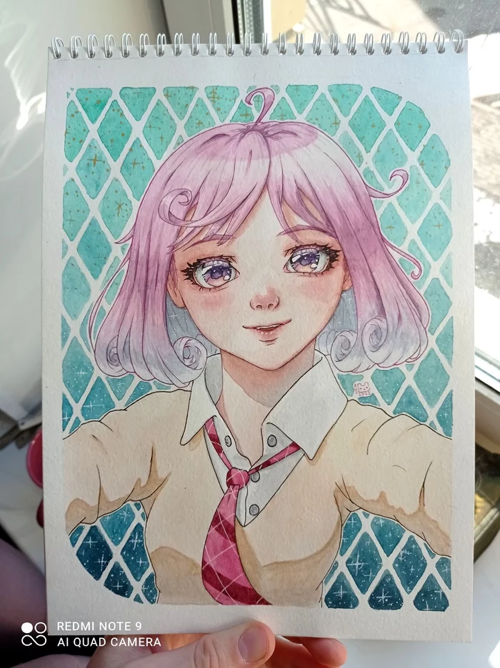 Кофуку - Моё, Аниме, Акварель, Рисунок, Noragami, Kofuku, Anime Art