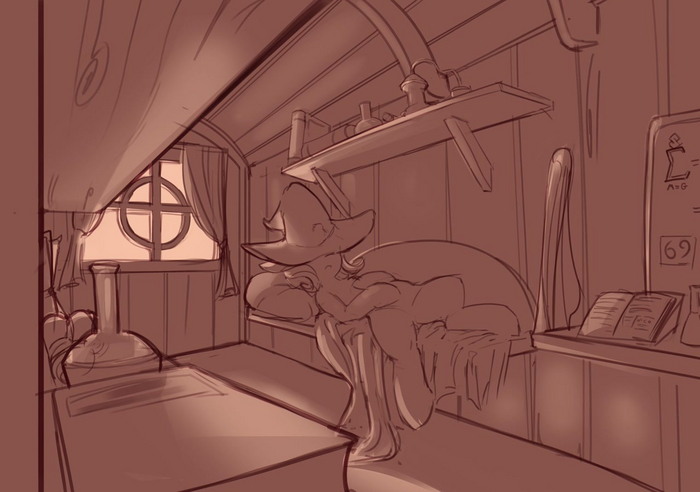 Нафокусничалась и спит