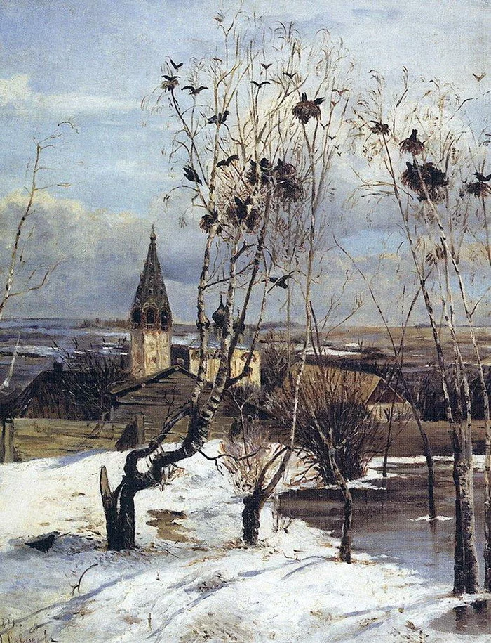 Tomorrow is spring! - Spring, Positive, The Rooks Have Arrived, Good mood, Alexey Savrasov