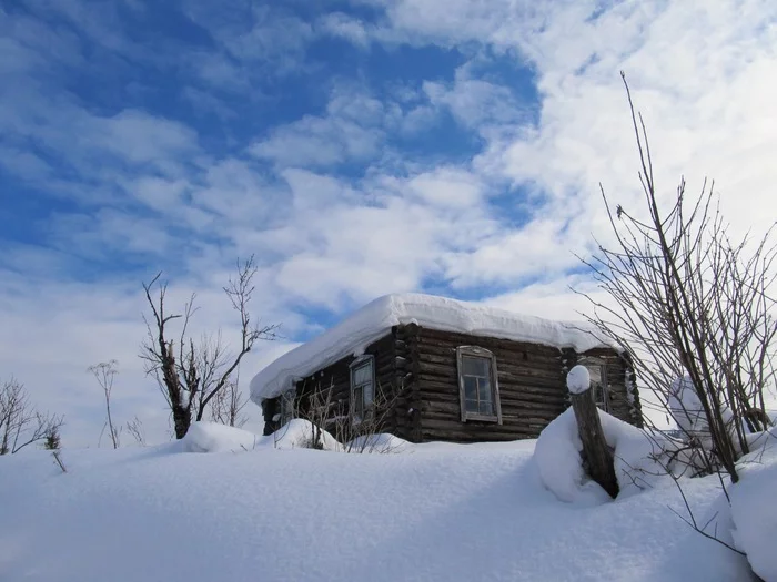Abandoned - My, Abandoned house, Winter, The photo, Longpost