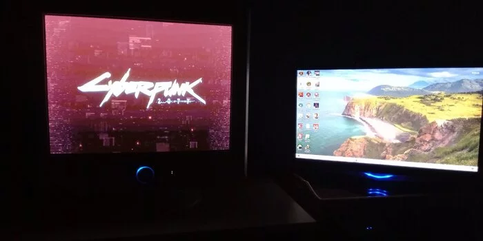Cyberpunk 2077 on CRT monitor and weak PC - My, CRT, Монитор, Video card, Old pc, Longpost