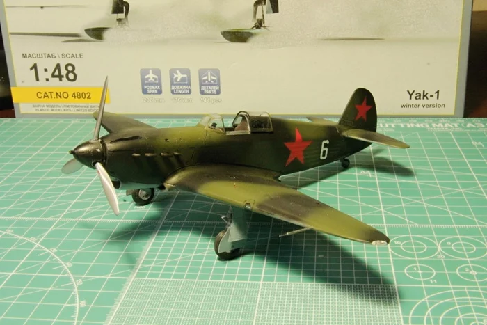 Yak-1 1/48 Modelsvit - My, Stand modeling, Scale model, Aviation, Collection, Modeling, Longpost