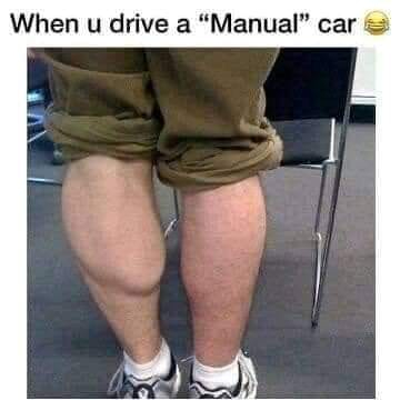 When you drive a manual car - Car, Manual control, Humor, The photo