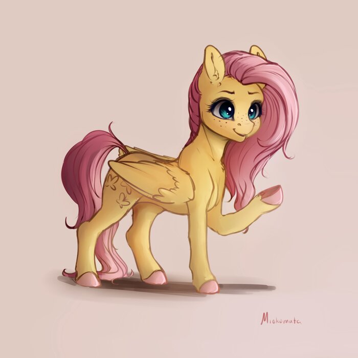 -  - ... My Little Pony, Ponyart, Original Character, Fluttershy, Miokomata