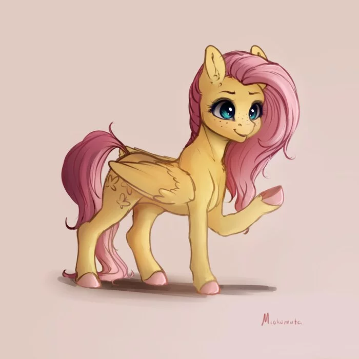 - Щас кто-то договорится... - My Little Pony, PonyArt, Original Character, Fluttershy, Miokomata