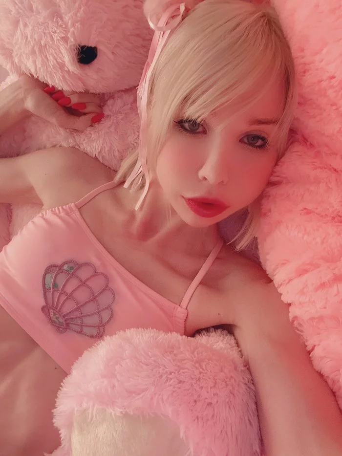 Sarina Valentina (@sarinavalentina) - NSFW, Its a trap!, Trap IRL, Crossdressing, Onlyfans, From the network, Hello kitty, Blonde, Boobs, Booty, Erotic, Video, Longpost