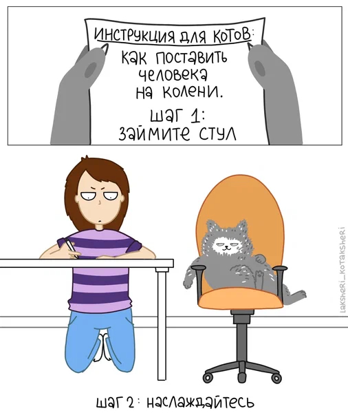 Vital) - cat, Dog, Humor, Longpost, Comics, 