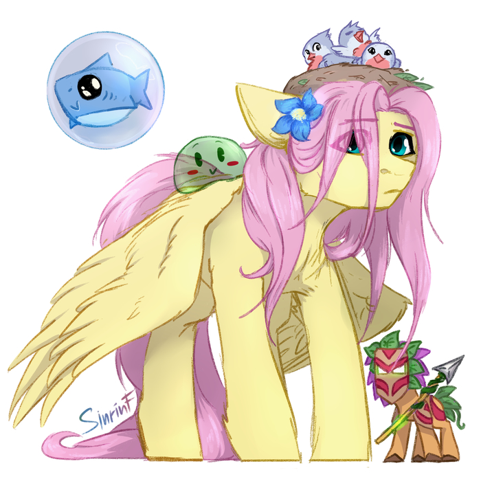   ... My Little Pony, Terraria, MLP Crossover, Fluttershy, Ponyart, 