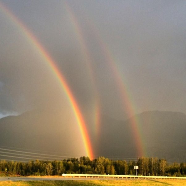 Ответ на пост «Место где живет HelloRainbow» - Моё, Радуга, Волна постов, Из сети, Ответ на пост, Длиннопост, 