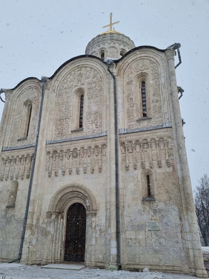 Beauty of the ancient city - My, The photo, Mobile photography, Photo on sneaker, Snow, Winter, Longpost, Vladimir city