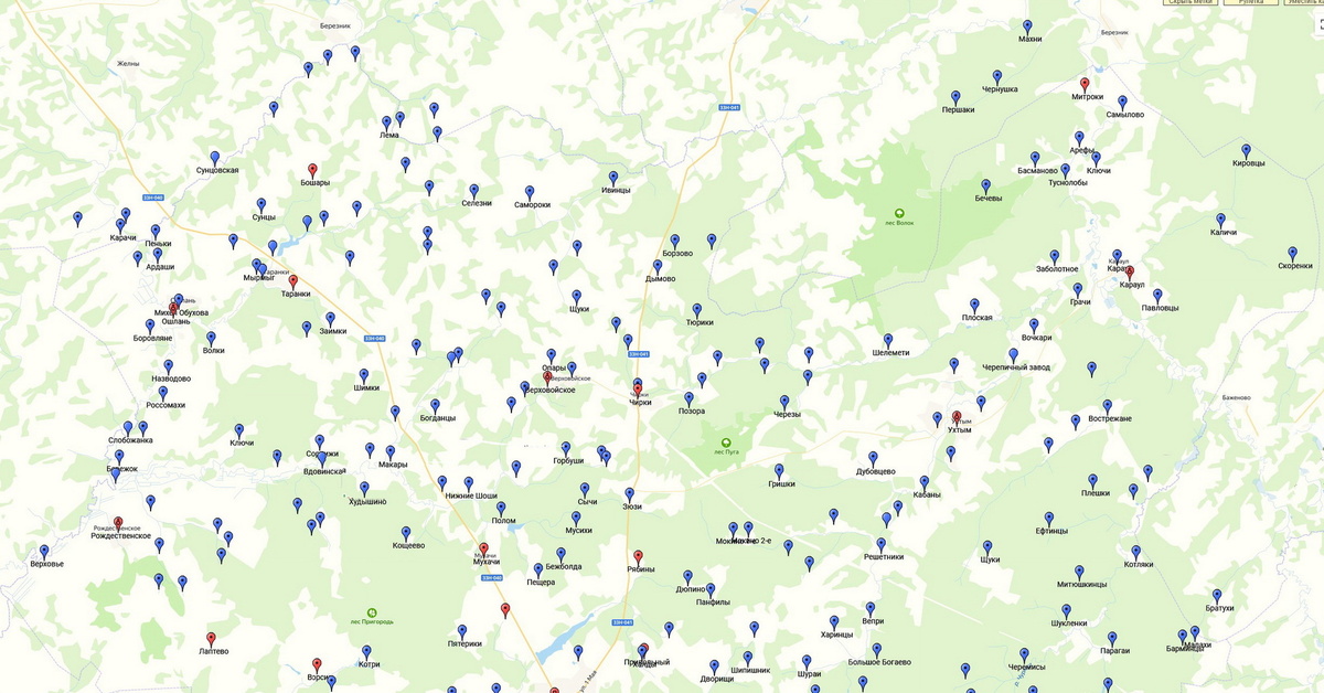 Богородский район кировская область карта