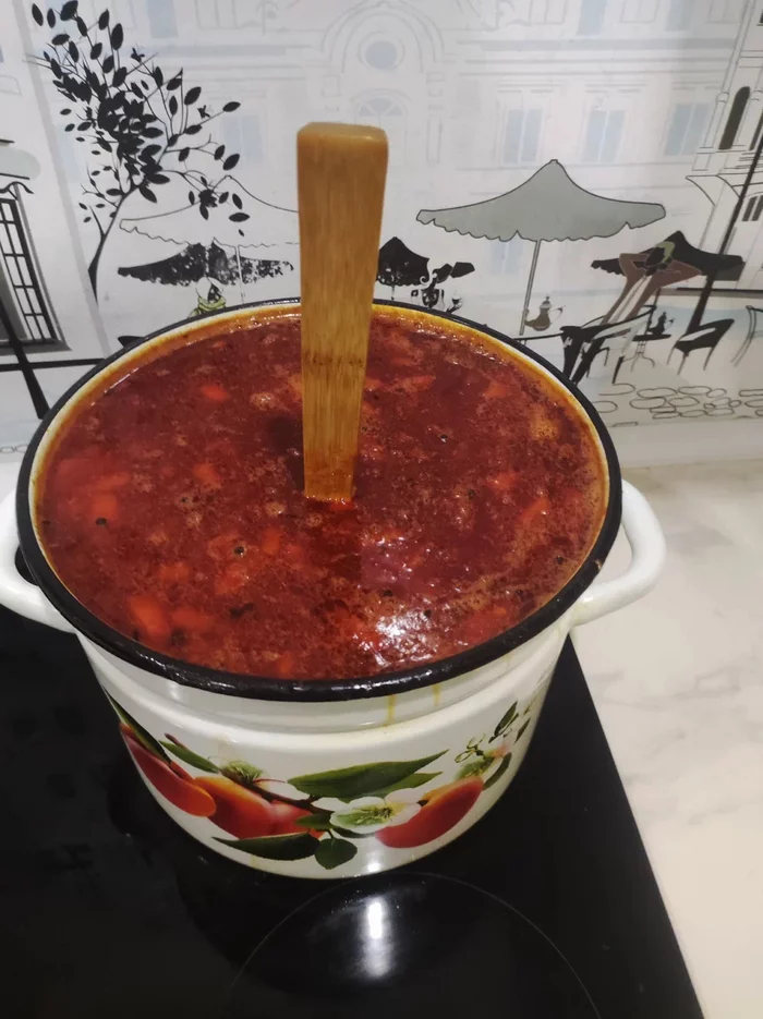 Recipe for delicious borscht for a hike - , Preparation, Recipe, Longpost, Video, Туристы, Travel across Russia, Mountain tourism, Snack, Tourism, Crimea, The mountains, Travels, Meat, Potato, Food, Hike, My