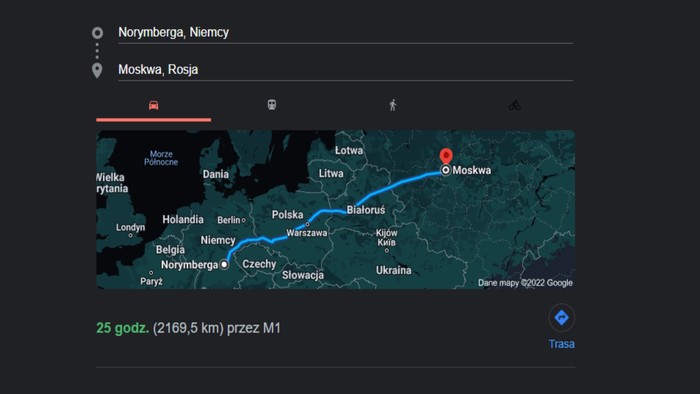 Ilo kilometrw od Moskwy do Norymbergi