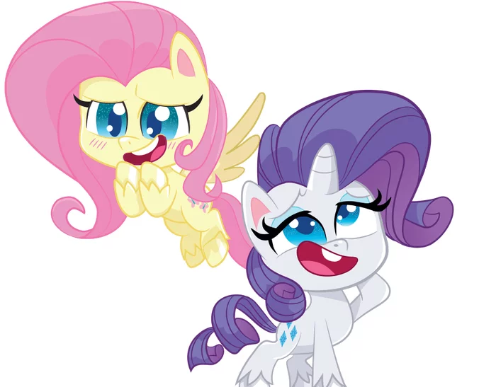 Hints are clear - Fluttershy, Rarity, My little pony, Pony Life