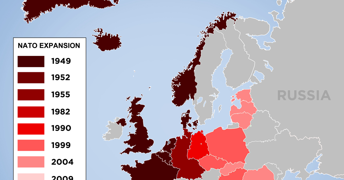 Расширение нато на восток. Карта расширения НАТО С 1997 года. НАТО 1997 границы. Карта расширения НАТО. Расширение НАТО.