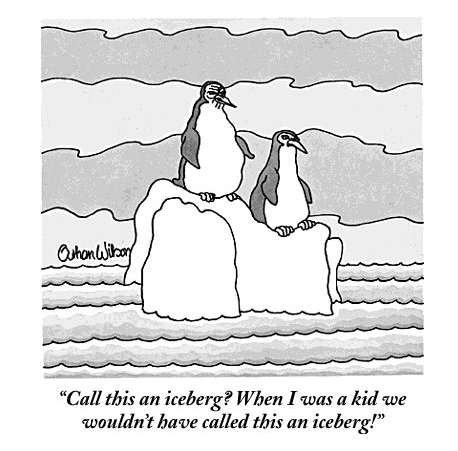 Это разве айсберг? Когда я был маленьким, мы не называли это айсбергом!