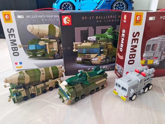 Military Constructors Sembo - My, Constructor, Lego, Hobby, Toys, Figurines, Nelego, Analogue, Military equipment, Rocket, Tractor, Weapon, Toy soldiers, Longpost, 