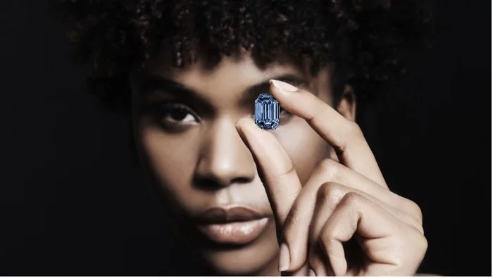 Sotheby's Cullinan Blue Diamond Costs a Record $48 Million - Diamonds, Gems, Jewelcrafting, Auction, Rarity, Minerals, Diamond, Record, Interesting, beauty, The best, Informative, Sale, Longpost, 