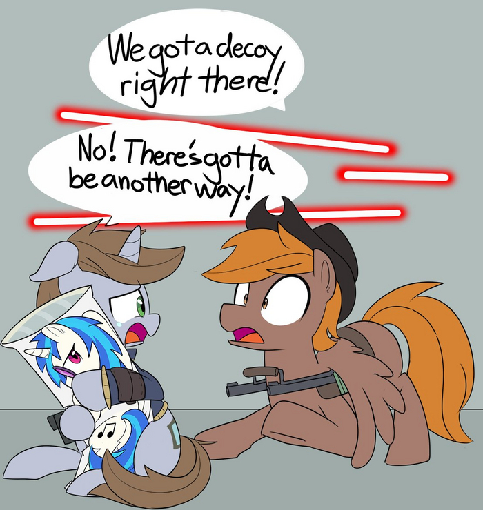  My Little Pony, Original Character, Littlepip, Calamity, Fallout: Equestria, Icey