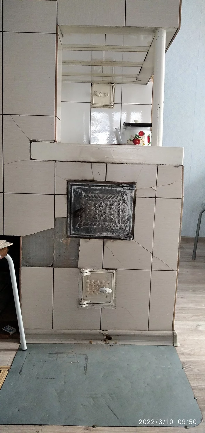 How to finish the stove near the furnace? - My, Need help with repair, Repair, Bake, Tile, Longpost, 