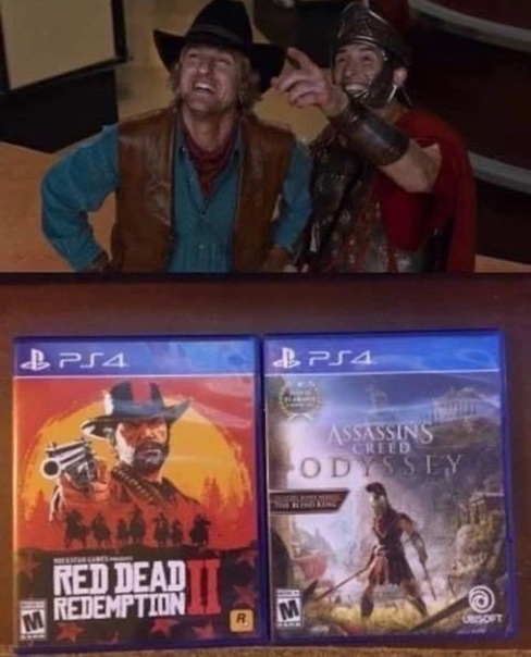 Look! - Red dead redemption 2, Assassins creed odyssey, Owen Wilson, 