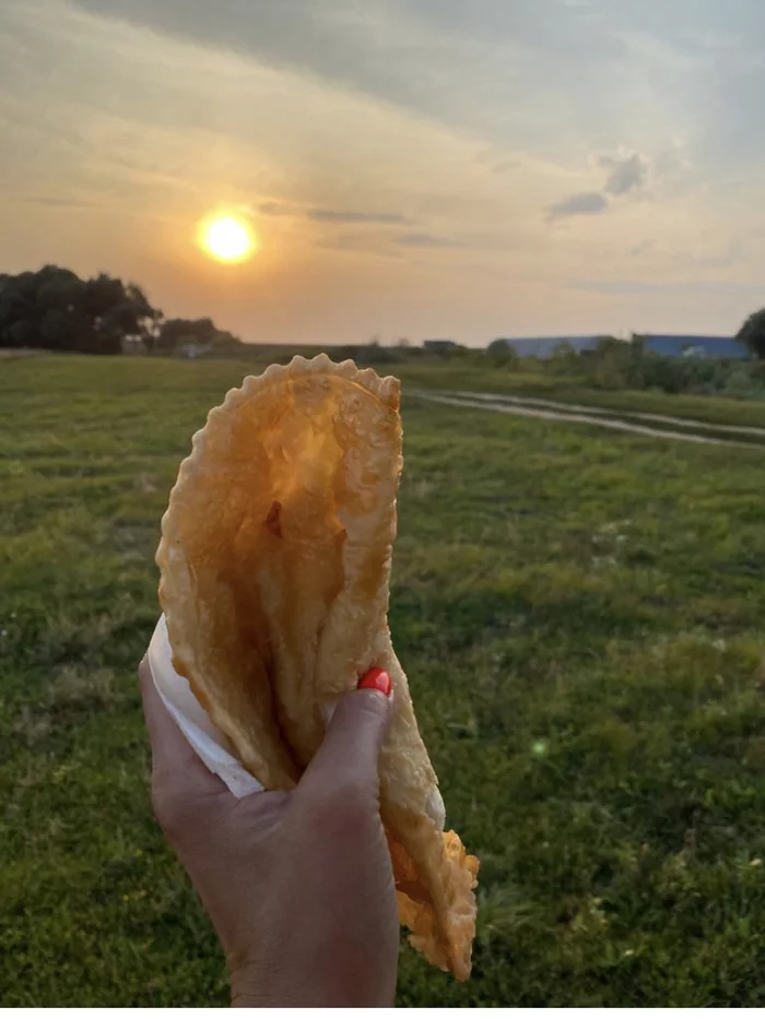 In response to the post Hold the watermelon))).  Keep cheburechek)) - My, Summer, Sunset, Cheburek, , Reply to post