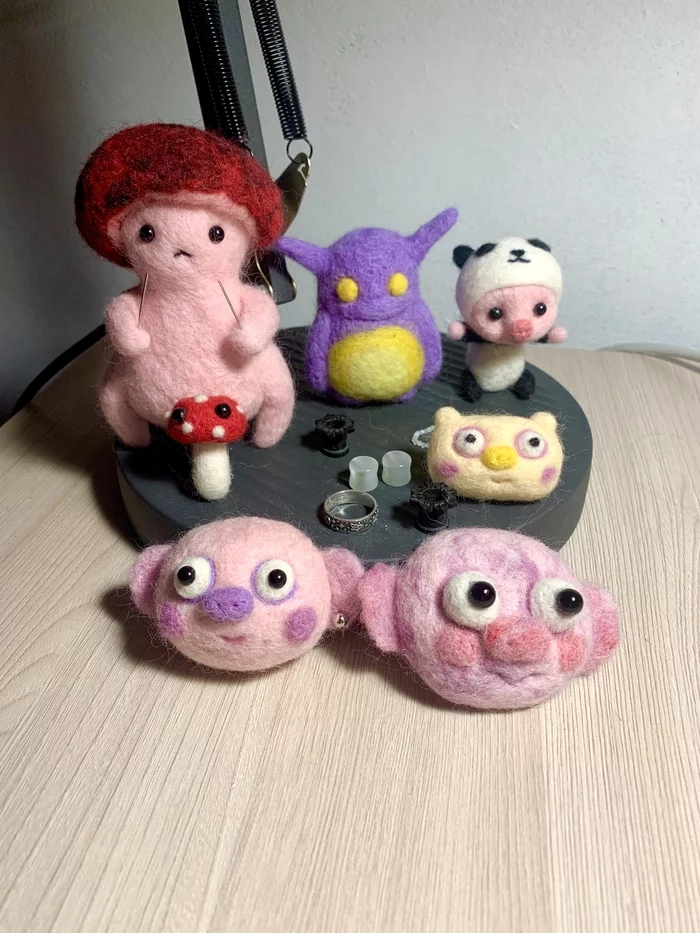 My Pezduks - My, Handmade, Dry felting, Wallow, Creation, Hobby, Needlework without process, Wool, 