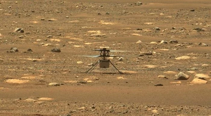 After almost a year of operation, NASA's Ingenuity Martian helicopter is still like new - Mars, Space, Cosmonautics, Spaceship, NASA, Research, The science, Science and technology, news, Science and technology news, 