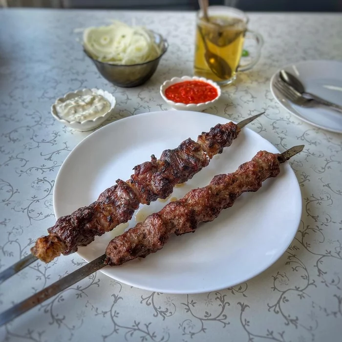 Kebab Sesame Kebab - My, Novosibirsk, Food Review, Shashlik, Longpost, 