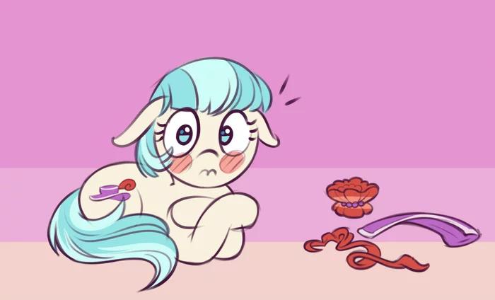 Пони без одежды - My Little Pony, Coco Pommel, Gor1ck, 