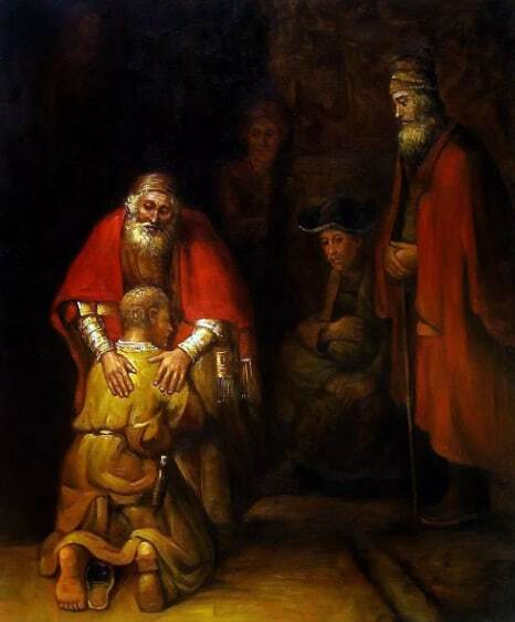 New Classics - The Prodigal Son, Painting, Rembrandt, Bible, Pavel Durov, Telegram, In contact with, Blocking, 