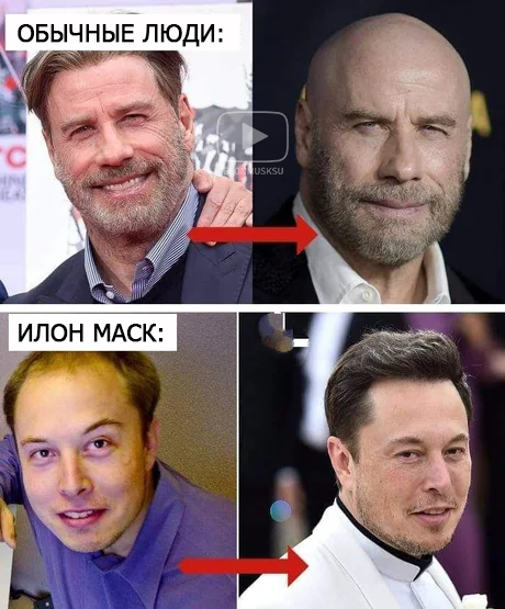 Every year only better! - My, Elon Musk, Tesla, Spacex, Memes, Space, Starship, Starlink, Rocket launch, Rocket, NASA, Roscosmos, Cosmonautics, , John Travolta, Picture with text