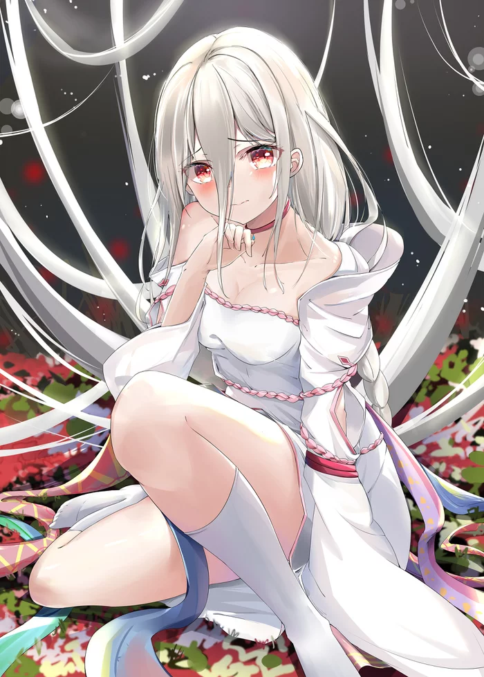 Shiraori - Anime art, Anime, Shiraori, Kumo desu ga nani ka?, Spider, 