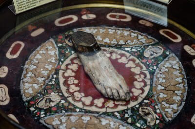 Table with embalmed parts of the human body - Anatomy, The medicine, Embalming, Body parts, Furniture, Exhibit, France, Museum, Story, 19th century, 