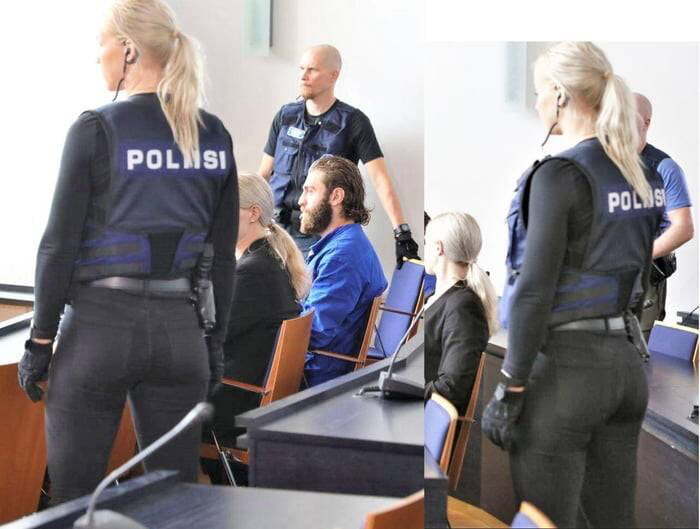 Finnish Police - Police, Girls, Finland, Booty, 
