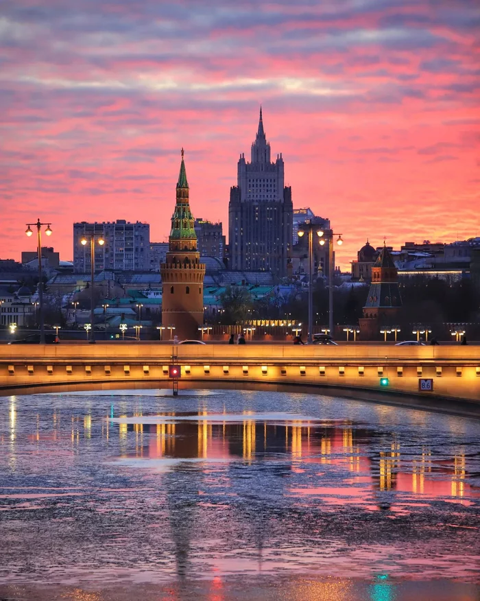 Moscow magical sunsets - Moscow, The photo, Sunset, Evening, beauty, Weekdays