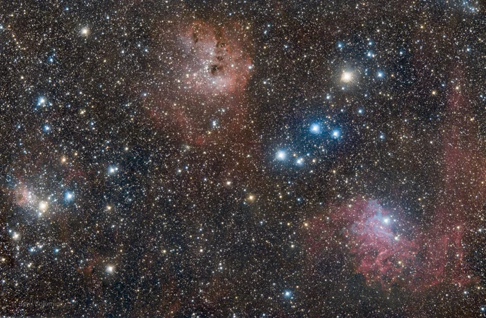 Astro-hobby #20. Nebulae in The Charioteer - , Stars, Space, Telescope, Astronomy, Astrophoto, My