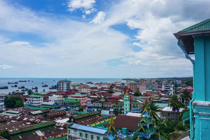 Roofs of Myeik - My, Myanmar, Tropics, The photo, Beginning photographer, Landscape, City from the roof, View, Southeast Asia, Indochina, Sony a6000, 