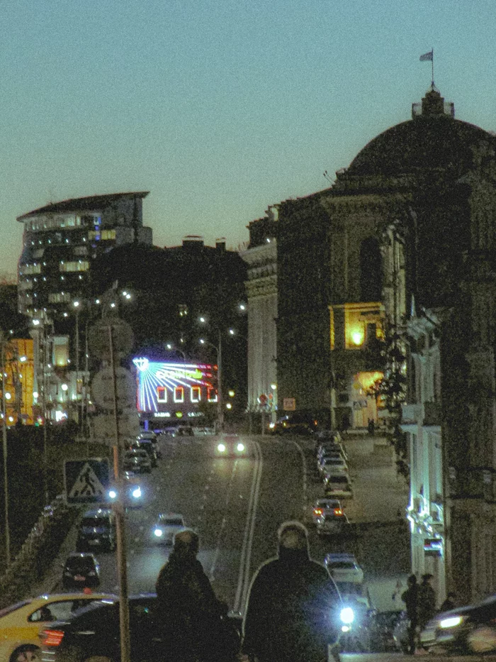 View of Kirova Street, Minsk 2021 - My, Minsk, Town, Street photography, Republic of Belarus, sights, Evening, Architecture, 