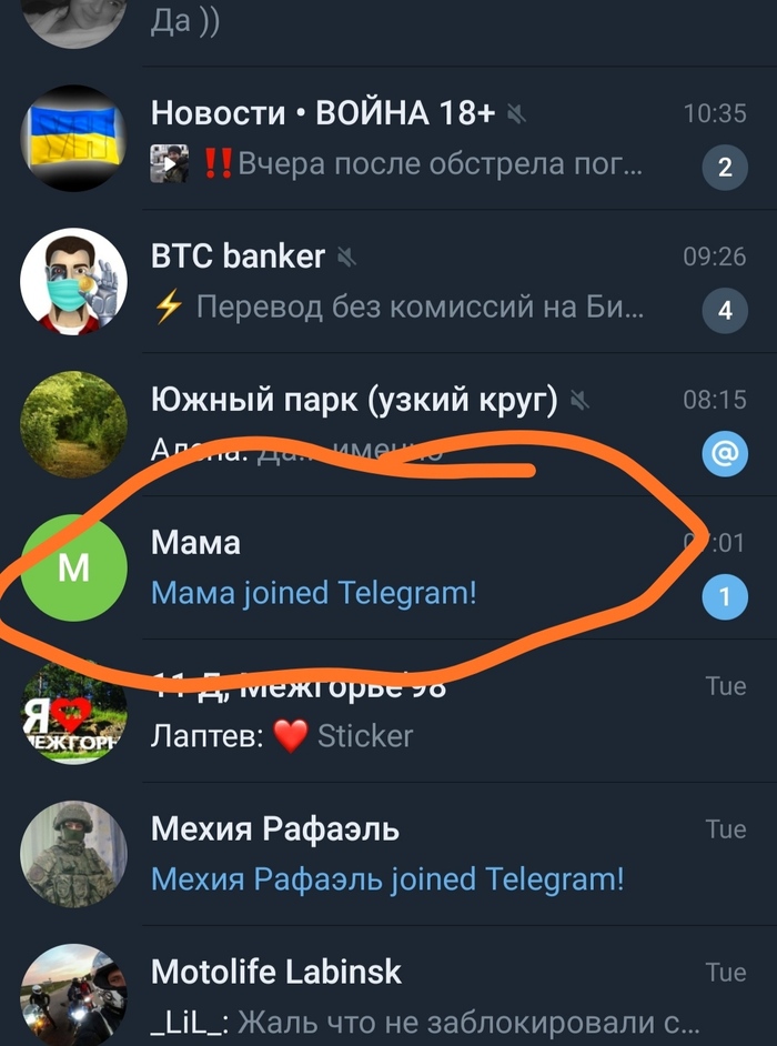    Telegram, 