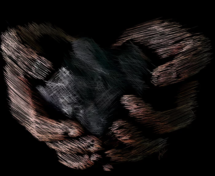 Pictures on your phone - My, Drawing, Art, Antistress, Scribble, Longpost, 