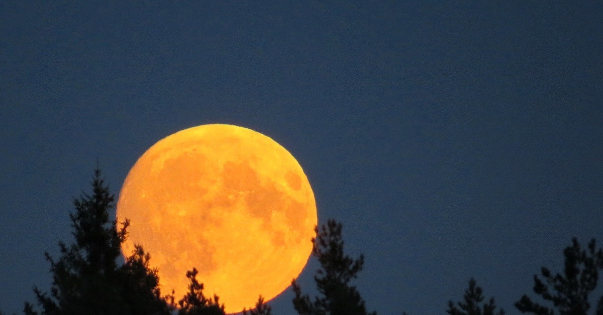Луна сегодня 2023 год. Красивая Луна. Полнолуние. Оранжевая Луна. Суперлуние 1 августа 2023.