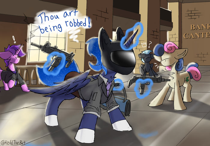   !  ! My Little Pony, Princess Luna, Bon Bon, Thunderlane, Amethyst Star