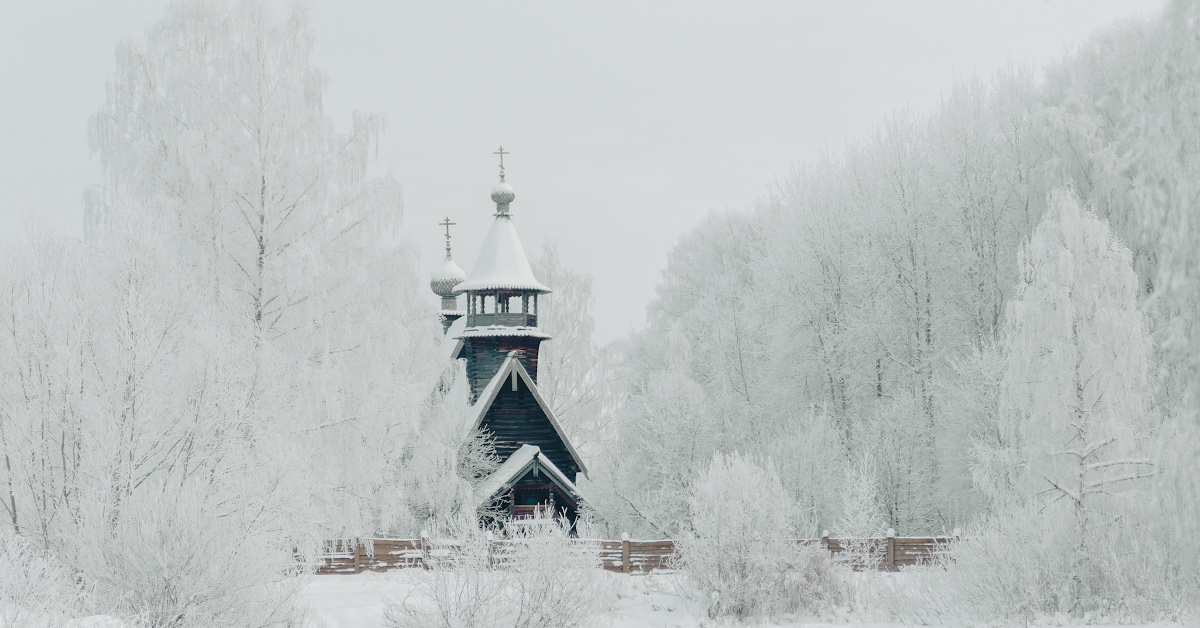 Сясьстрой зима Церковь