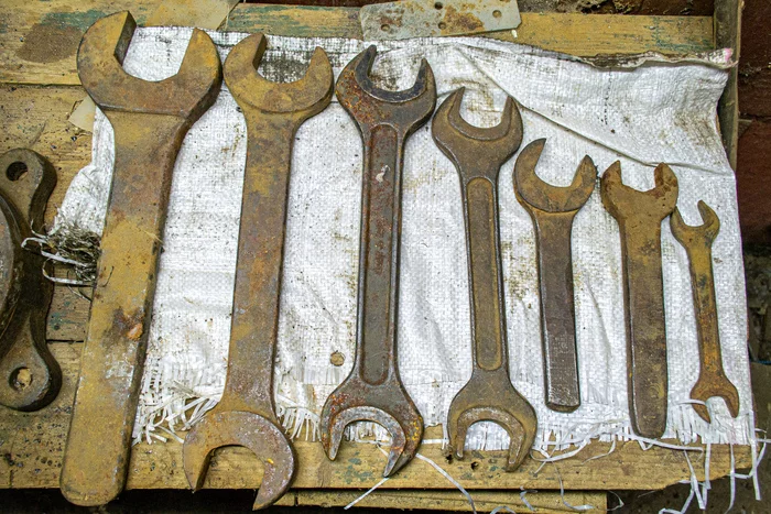 Wrenches of the USSR - My, Wrench, Rust, Cleaning, Made in USSR, Prost decided to share, 